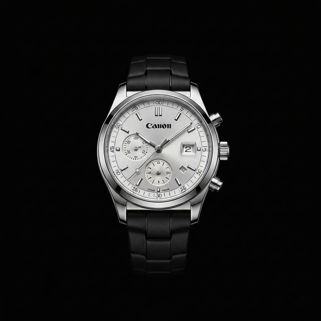 Crisp 4K product photo showing every detail of luxury watch